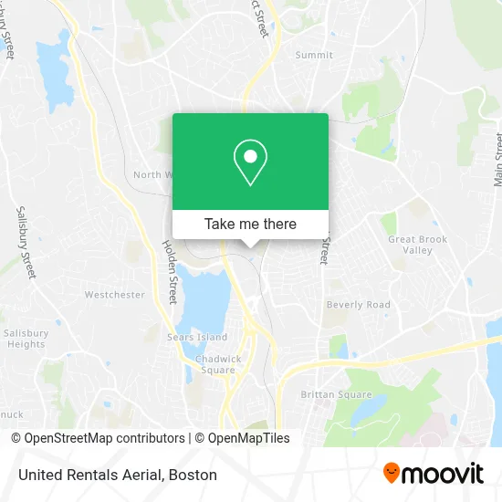 United Rentals Aerial map