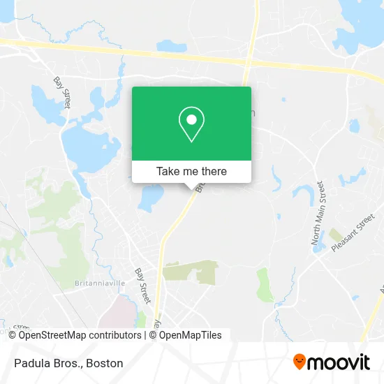 Padula Bros. map
