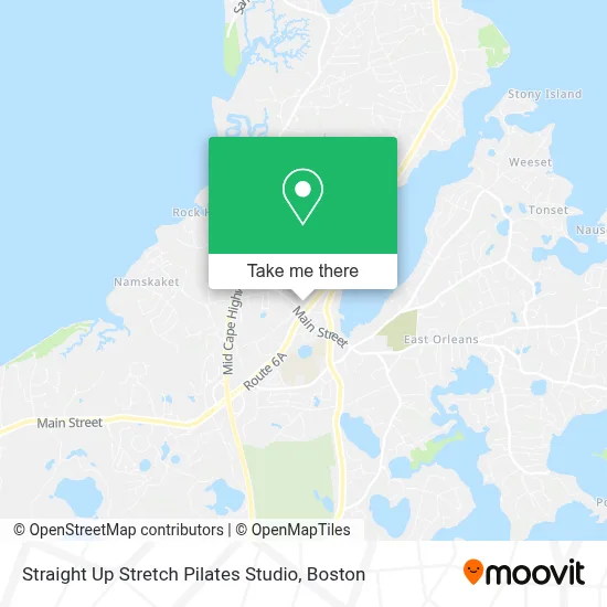 Straight Up Stretch Pilates Studio map
