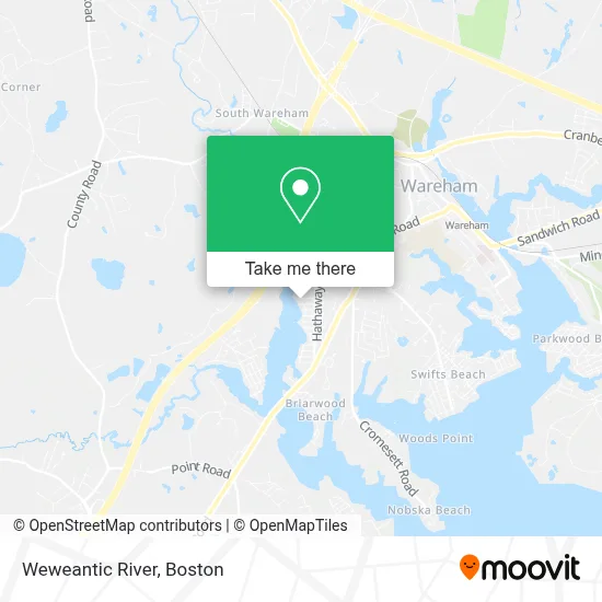 Weweantic River map