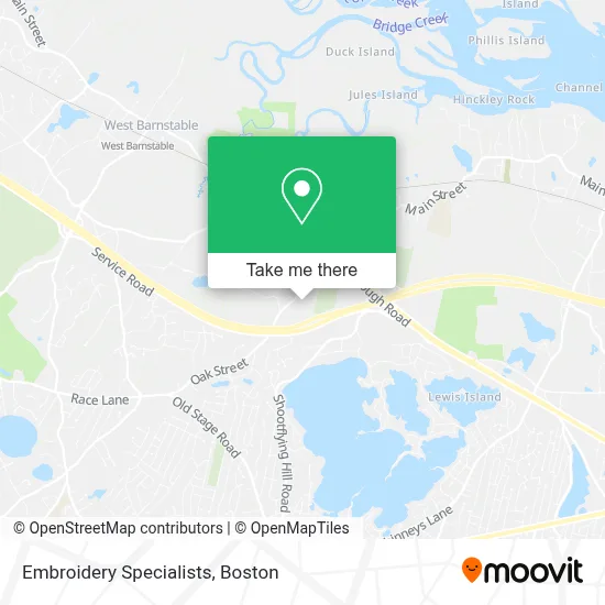 Embroidery Specialists map