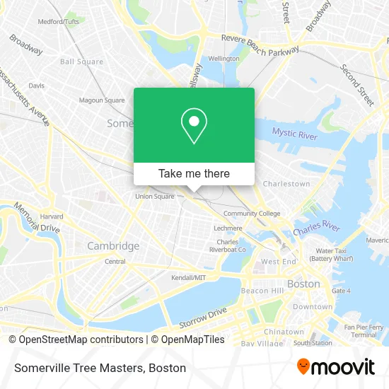 Somerville Tree Masters map