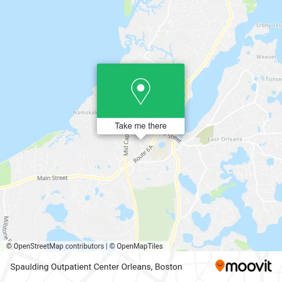 Spaulding Outpatient Center Orleans map