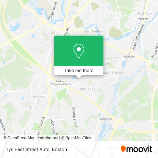 Tys East Street Auto map