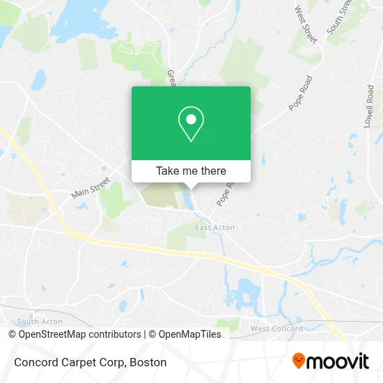 Concord Carpet Corp map