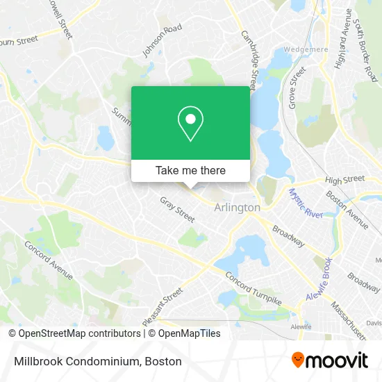 Millbrook Condominium map