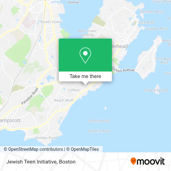 Jewish Teen Initiative map