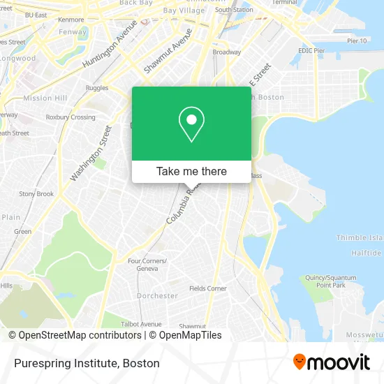 Purespring Institute map