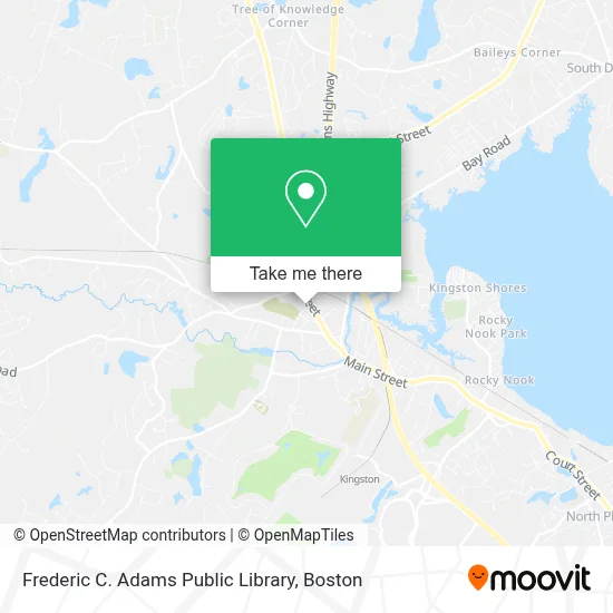 Frederic C. Adams Public Library map