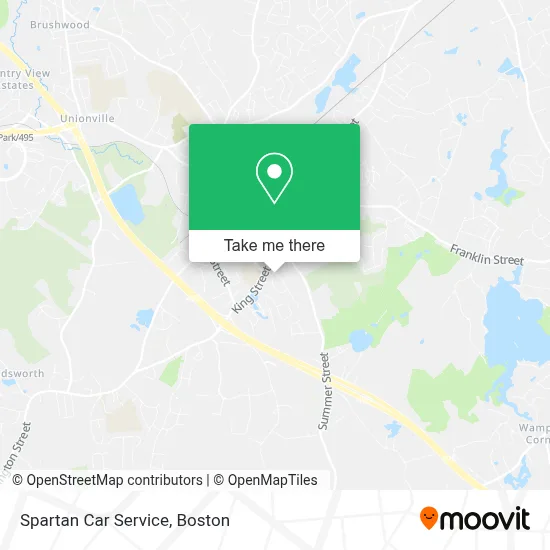 Spartan Car Service map