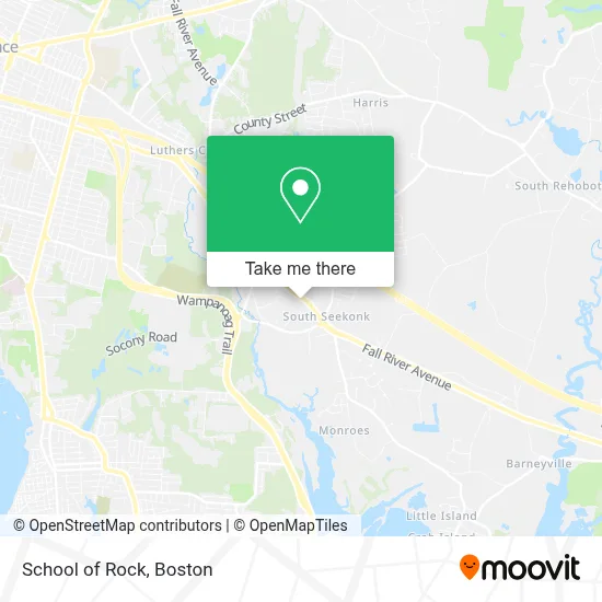 School Of Rock map