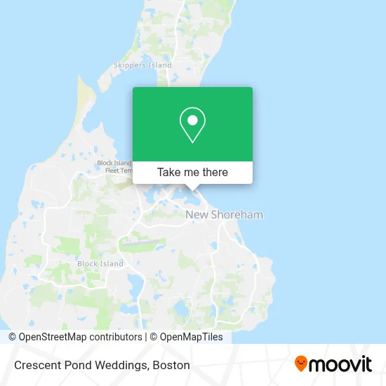 Crescent Pond Weddings map