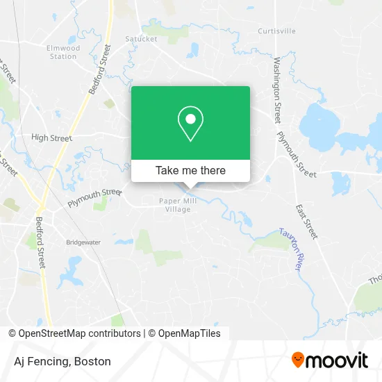 Aj Fencing map