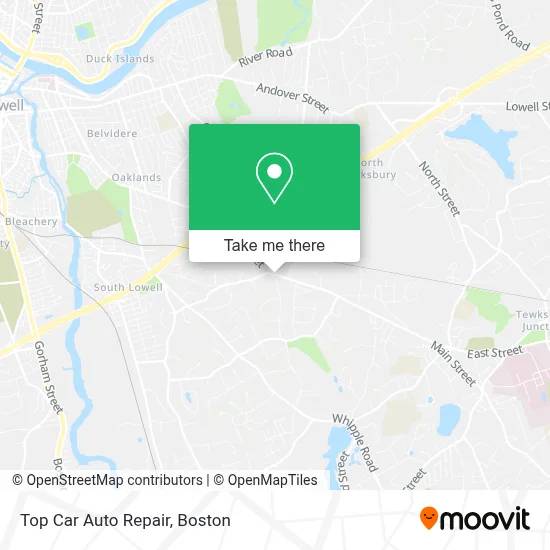 Top Car Auto Repair map