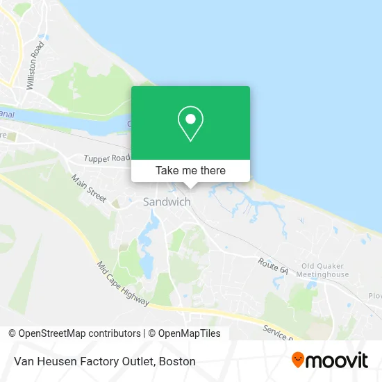 Van Heusen Factory Outlet map