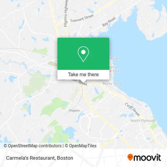 Carmela's Restaurant map