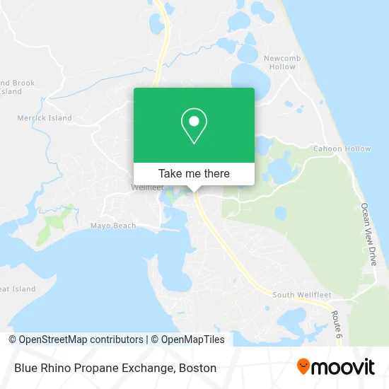 Blue Rhino Propane Exchange map