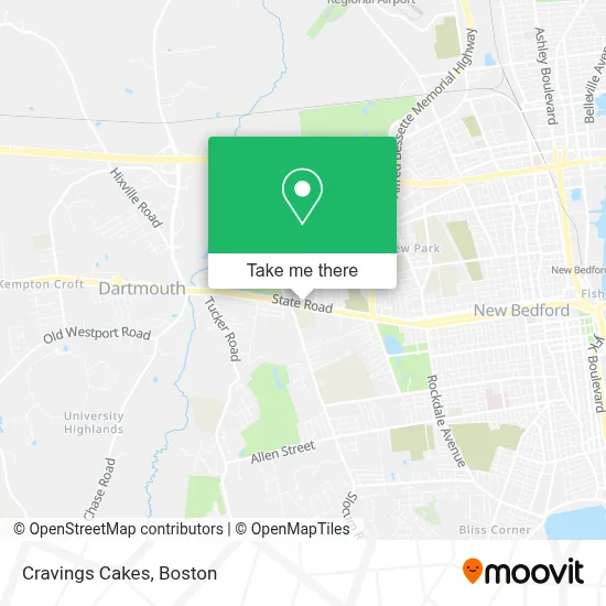 Cravings Cakes map