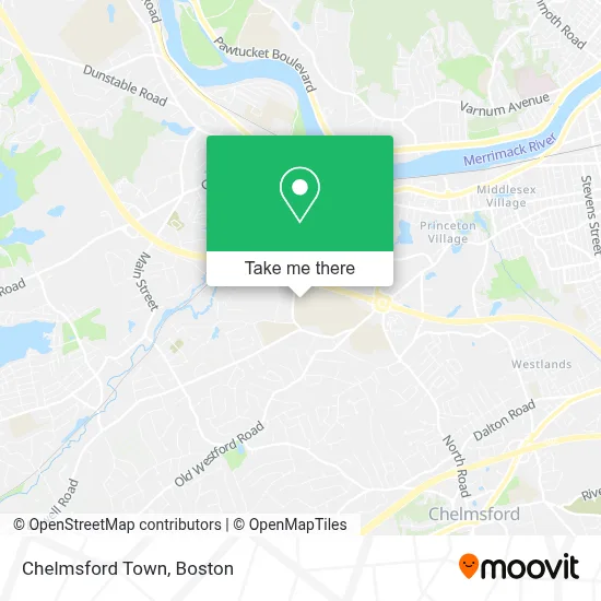 Chelmsford Town map