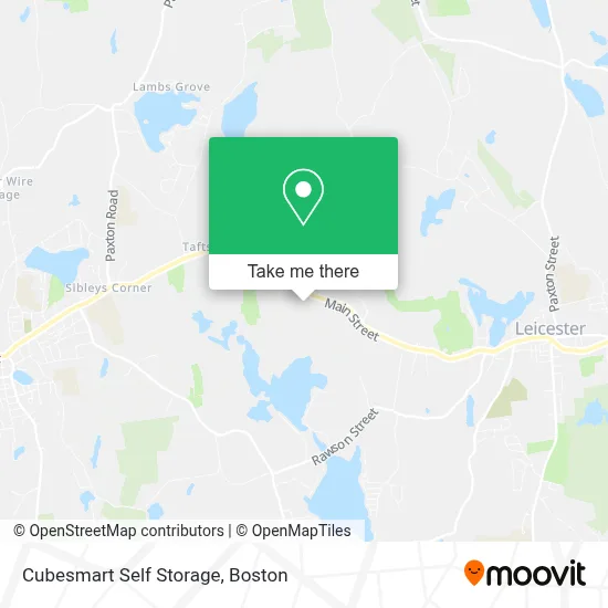 Cubesmart Self Storage map