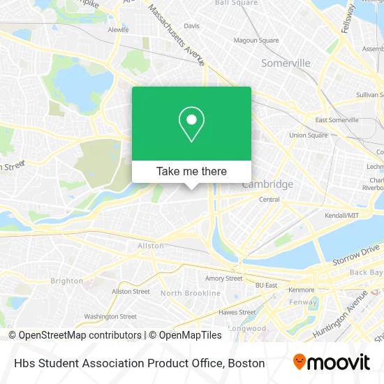 Hbs Student Association Product Office map