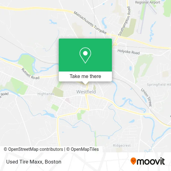 Used Tire Maxx map