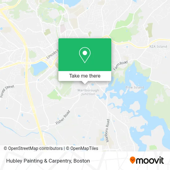 Hubley Painting & Carpentry map