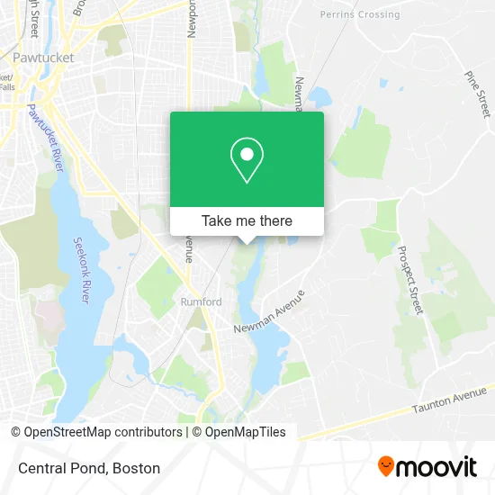 Central Pond map