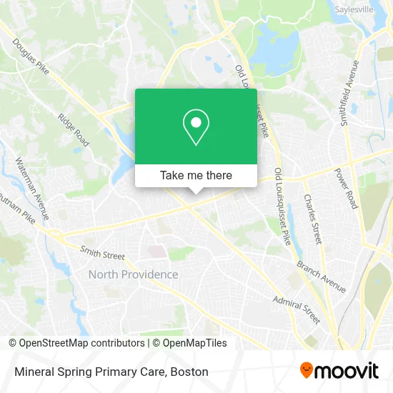 Mineral Spring Primary Care map