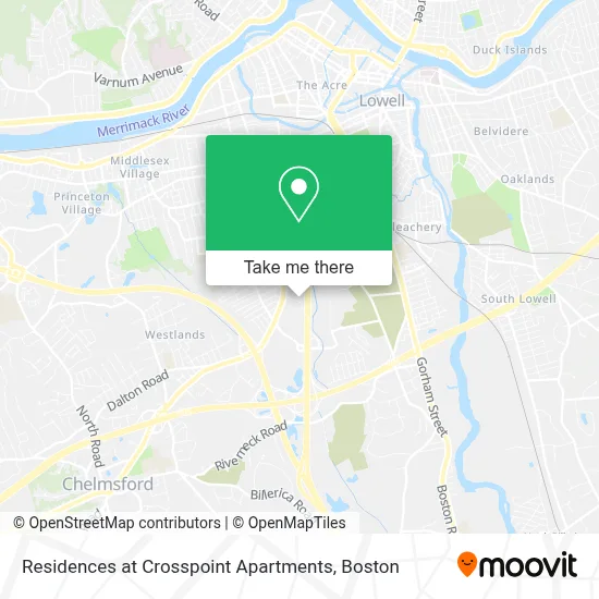Residences at Crosspoint Apartments map