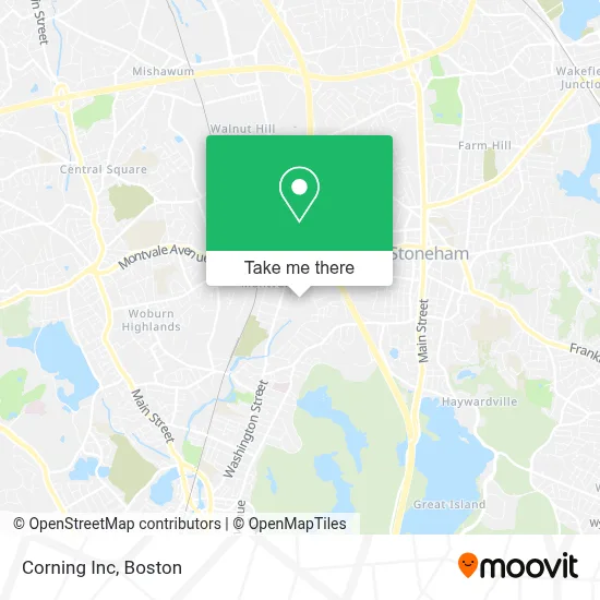 Corning Inc map