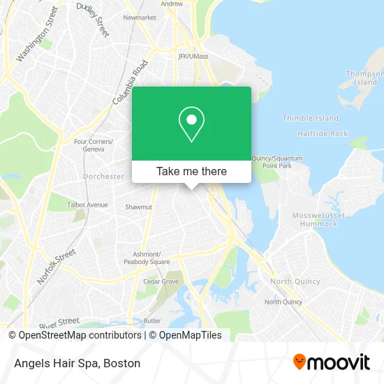 Angels Hair Spa map