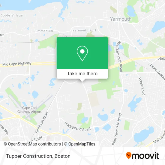 Tupper Construction map