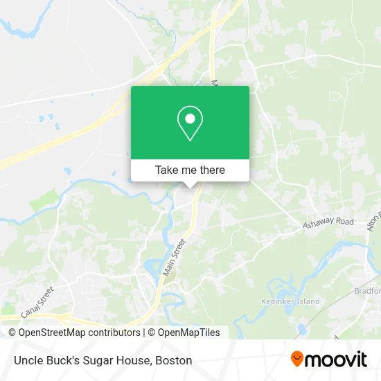 Uncle Buck's Sugar House map