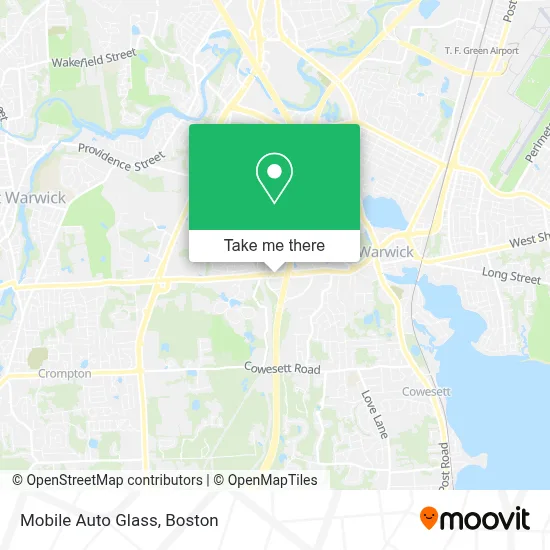 Mobile Auto Glass map