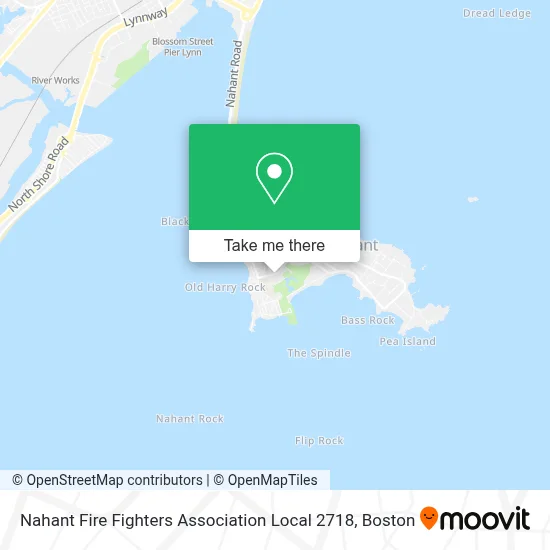 Nahant Fire Fighters Association Local 2718 map