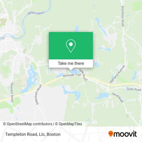 Templeton Road, Llc map