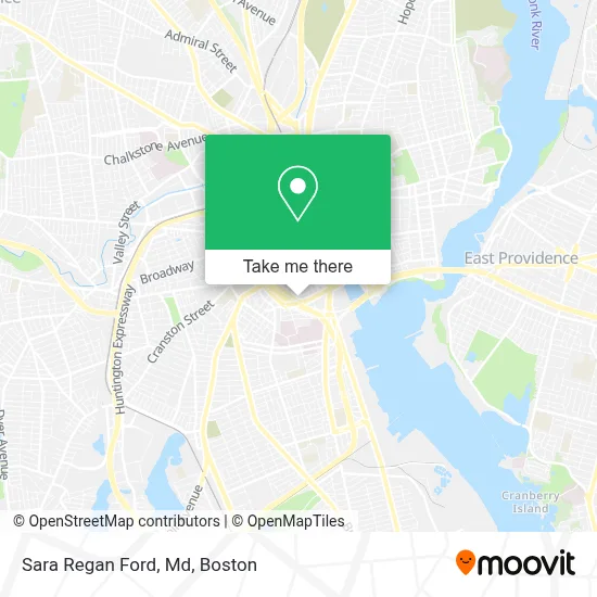 Sara Regan Ford, Md map