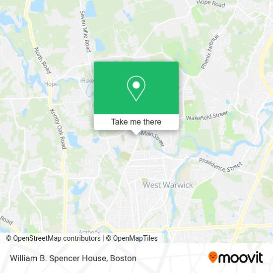 William B. Spencer House map