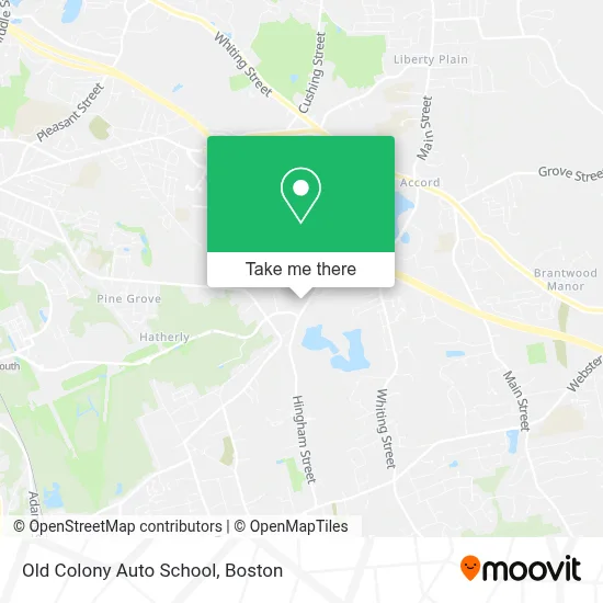 Old Colony Auto School map