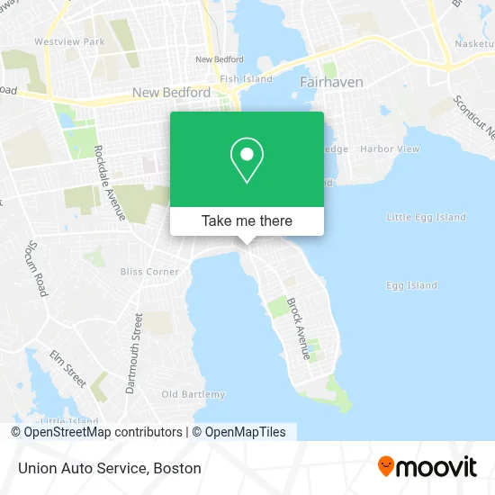 Union Auto Service map
