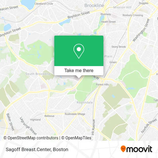 Sagoff Breast.Center map