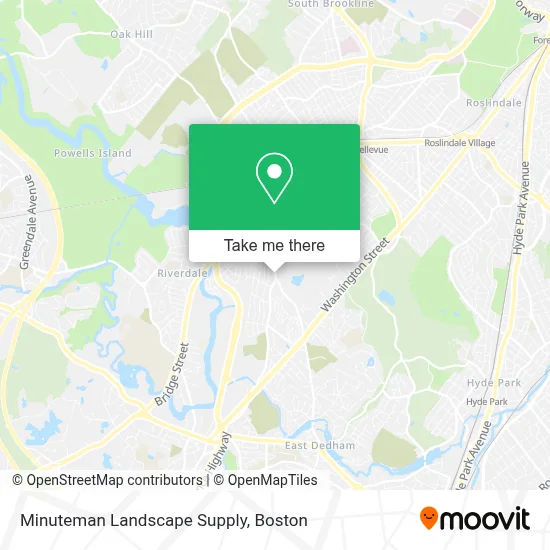 Minuteman Landscape Supply map