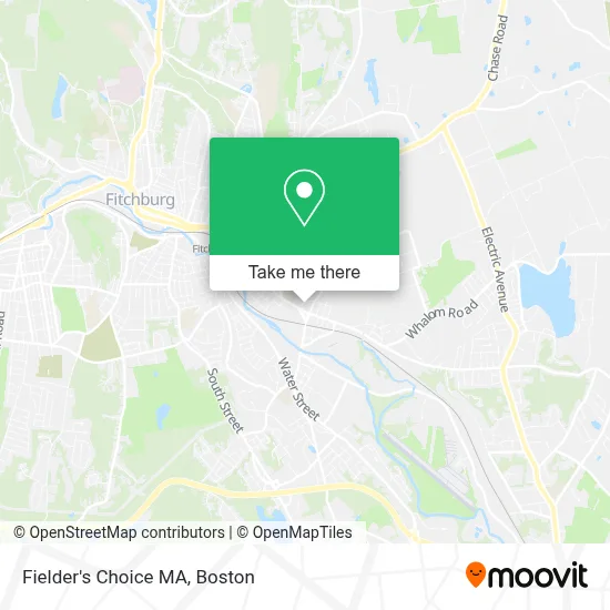 Fielder's Choice MA map