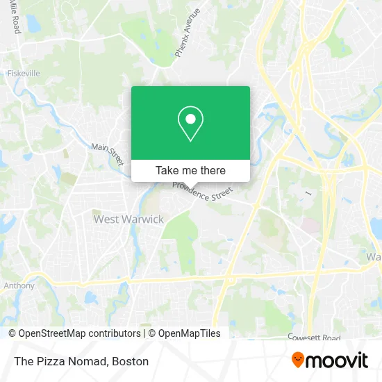 The Pizza Nomad map