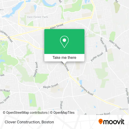 Clover Construction map
