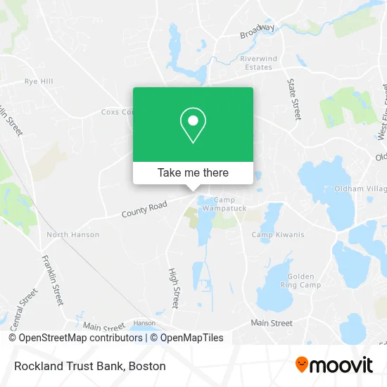 Rockland Trust Bank map