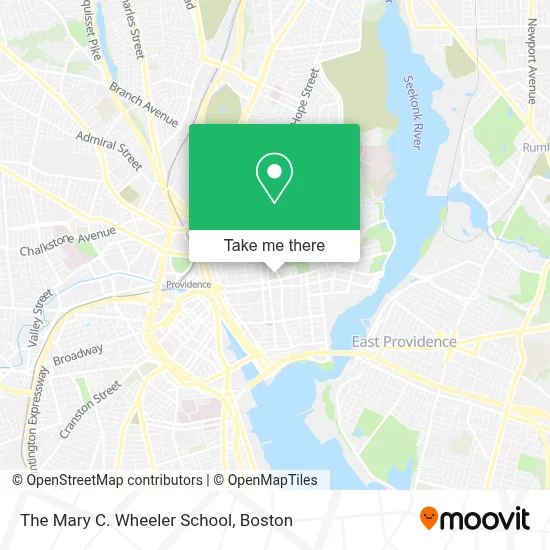 The Mary C. Wheeler School map