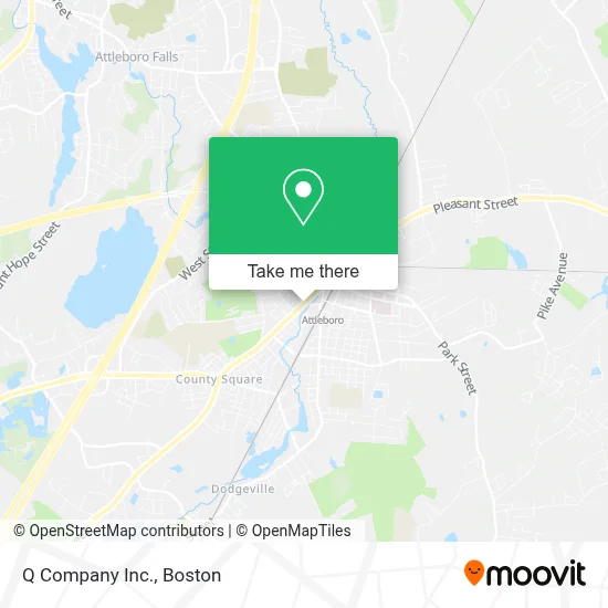 Q Company Inc. map