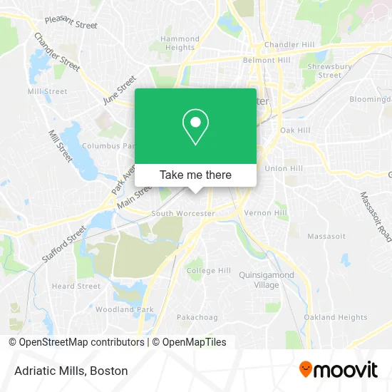 Adriatic Mills map
